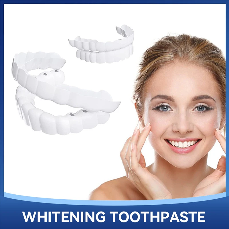 Best of Fake Tooth Cover Perfect Fit Teeth Whitening Snap On Silicone Smile Veneers Teeth Dentaduras Flexibles Beauty Tool Cosmetic Reviews & Tips