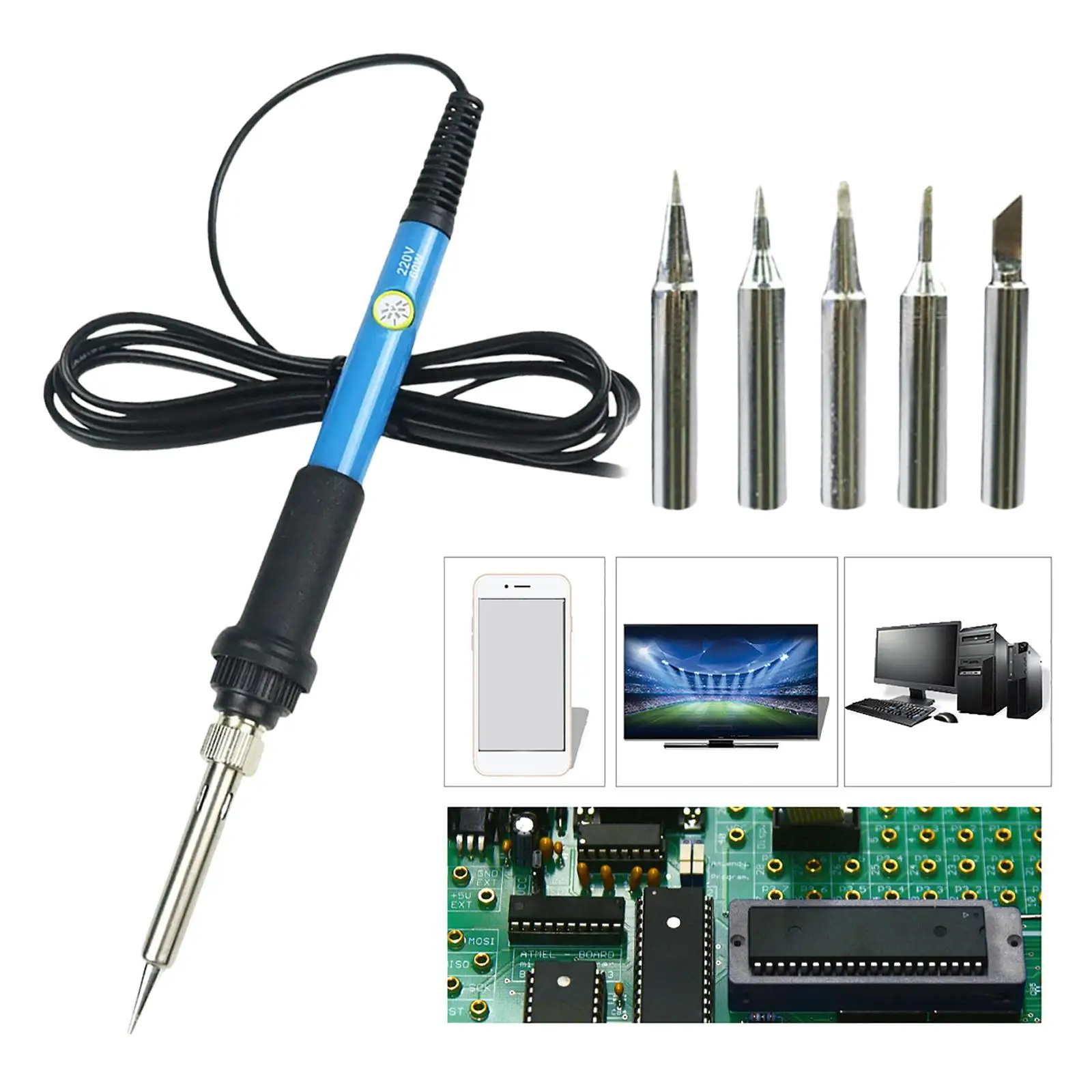 Upgraded Temperature Soldering Iron Set Pen Electric Soldering Iron Kit for Home DIY
