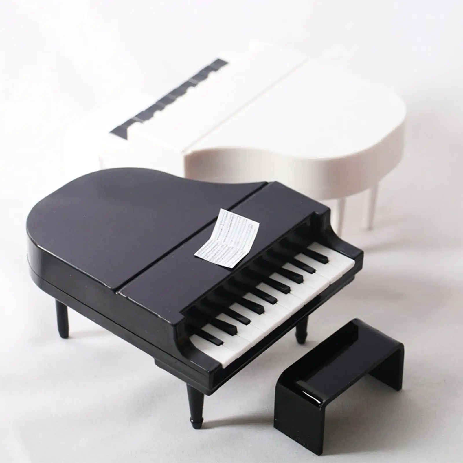 Miniature Piano Model Doll House DIY Decoration for 1/12 Dollhouse
