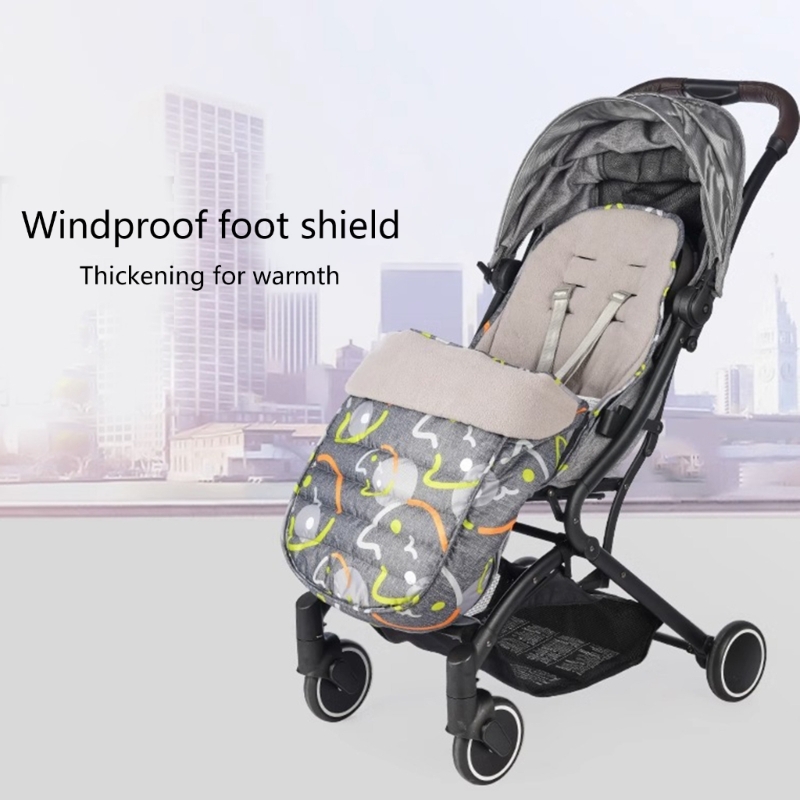 Baby Kinderwagen Fußsack Winter Warme Warenkorb Sitzkissen Universal Kinderwagen Schlafsack Wasserdicht Outdoor Essential A2UB – Detail 9
