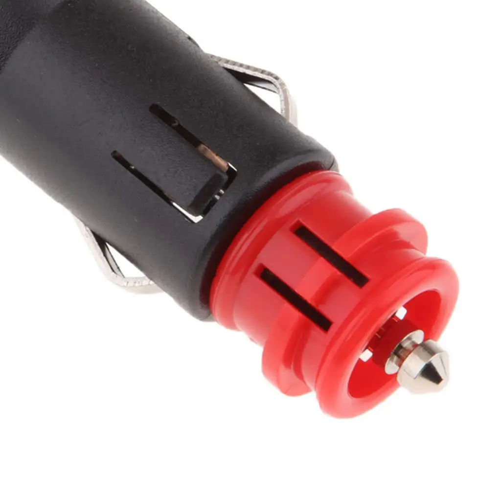12V 8A Male Car Lighter Socket Plug Connector  Switch
