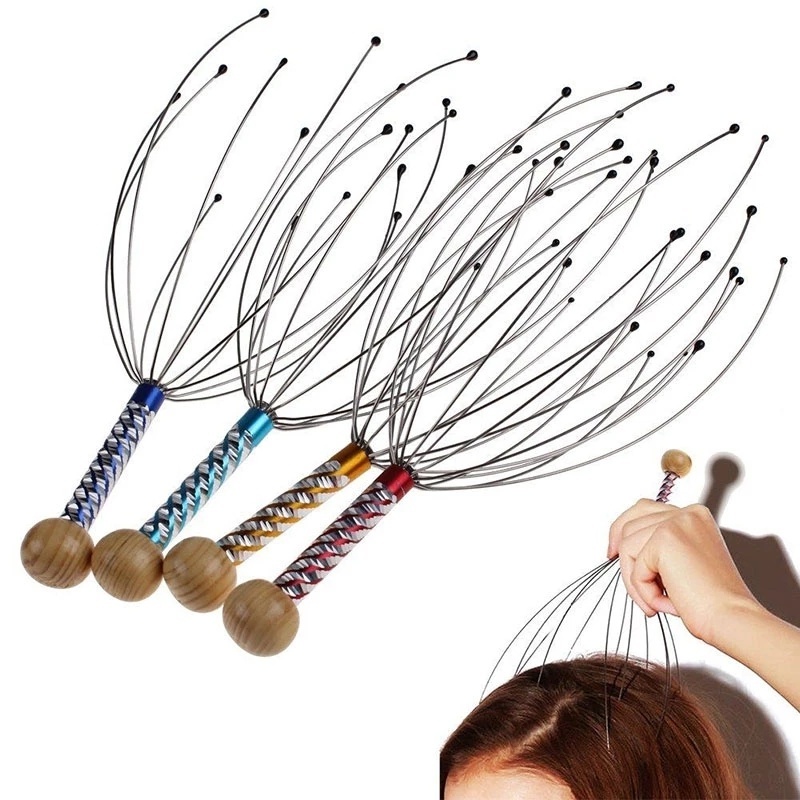 Best of Octopus Massager Scalp Massager Relaxation Body Massager Removing Muscle Tension Tiredness Metal Head Relax Massager Reviews & Tips - Image 2