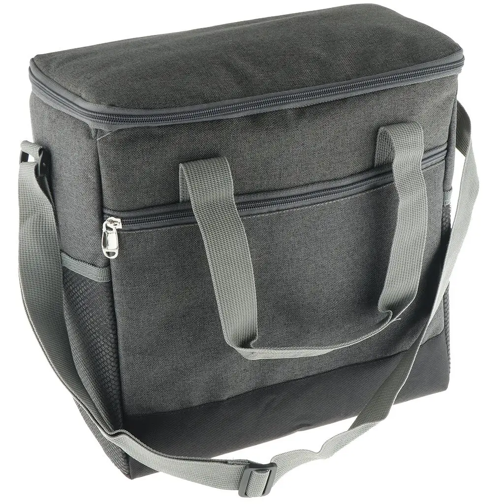 Large Soft Cooler Bag Insulated Lunch Box Bag Picnic Cooler Tote Zipper
