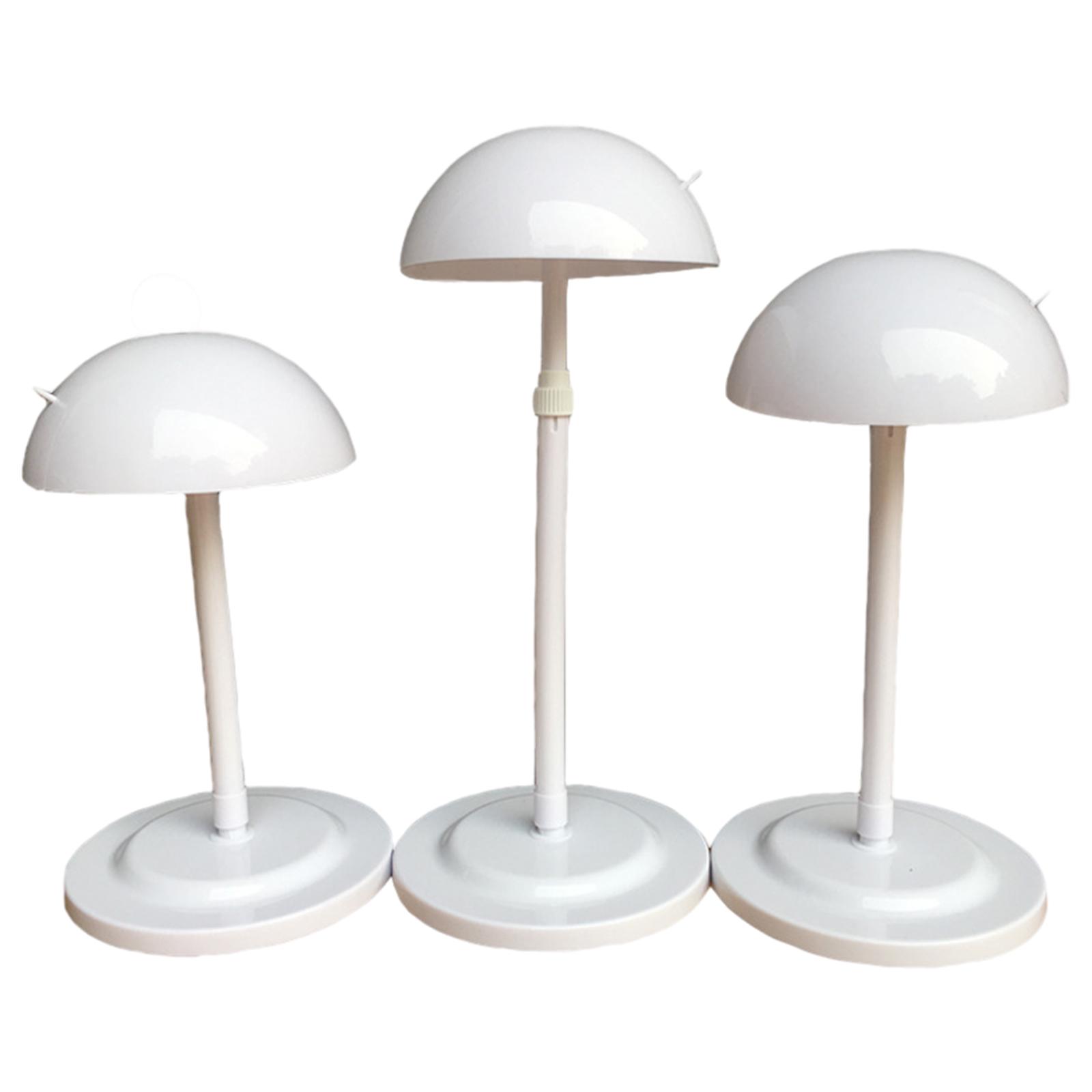 3 Pack Wig Stand Non-Slip Collapsible Stands for Travel Hat Display Multiple Wigs Drying