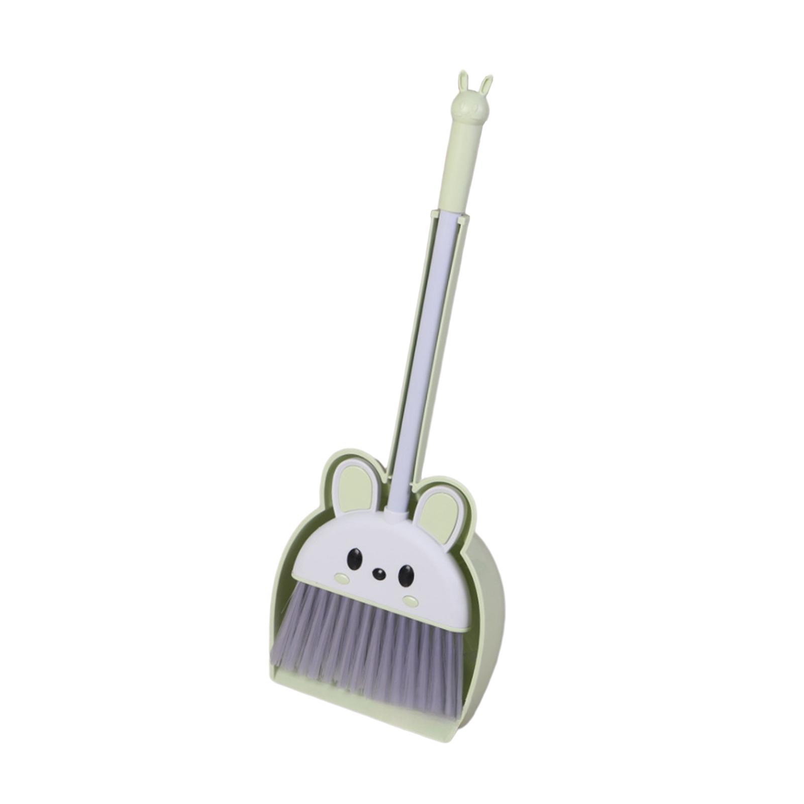 Mini Broom and Dustpan Set for Kids Pretend Play for Kindergarten Boys Girls