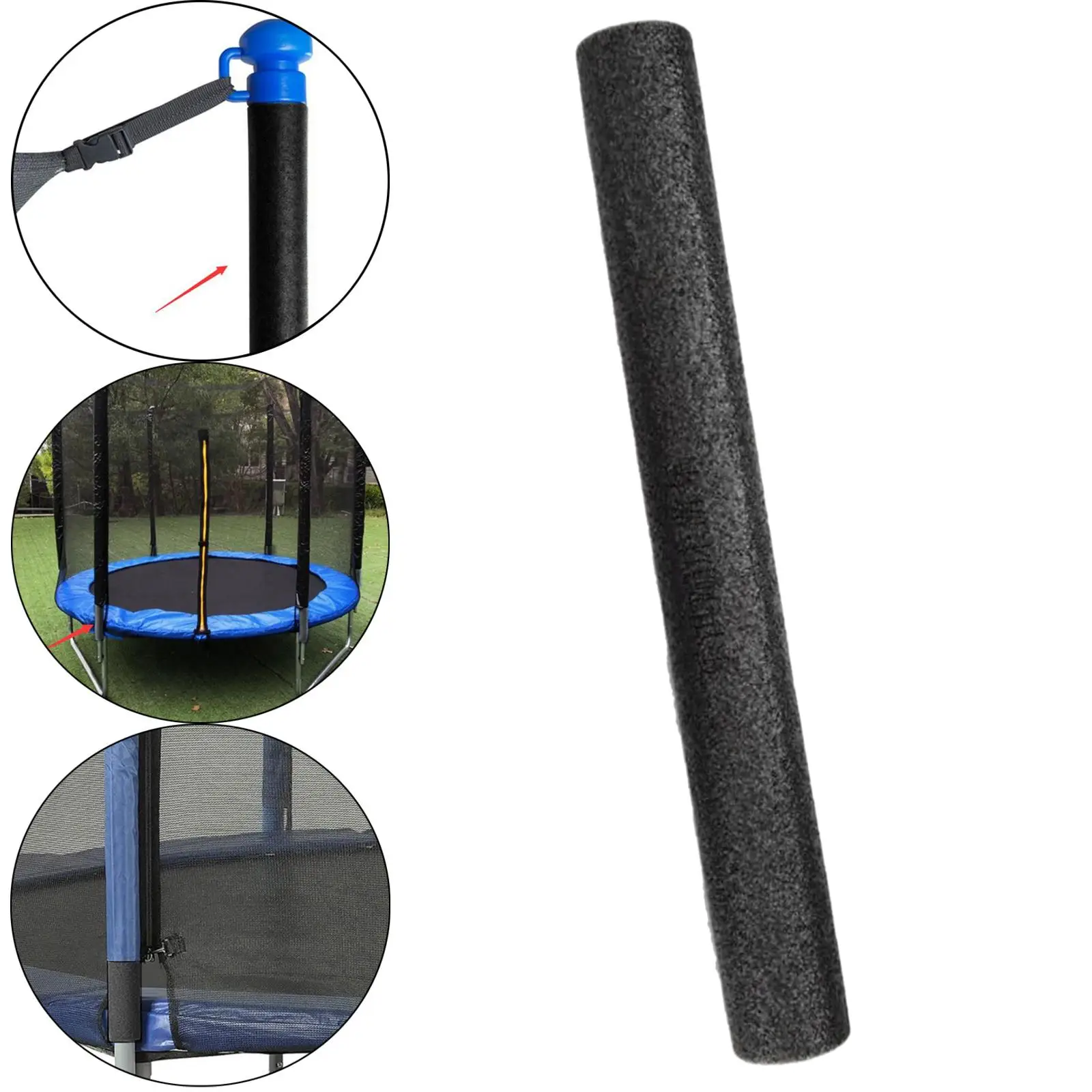 Replacement Trampoline Pole Foam Sleeves Protection Cover Padding for Tube