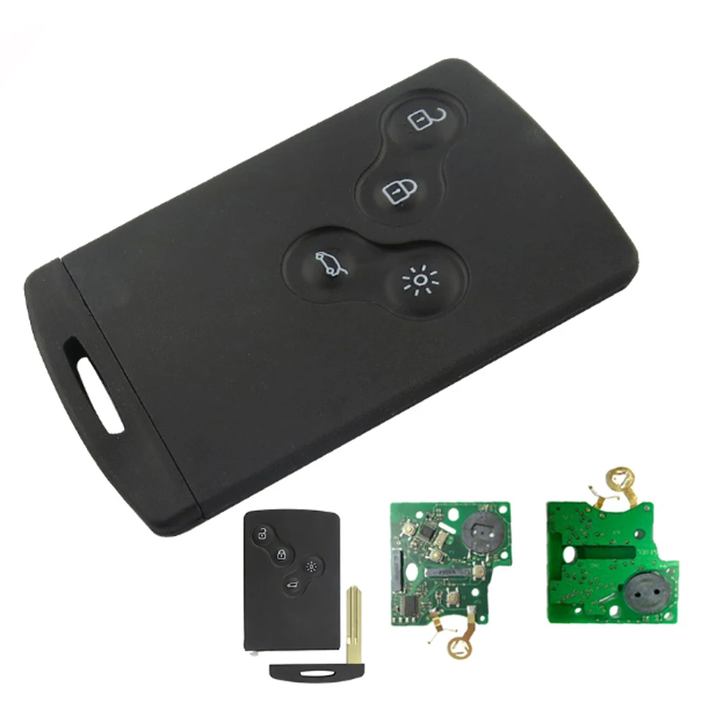 4 Buttons Remote Key 434Mhz ID46 PCF7952 Chip for Renault Koleos Megane