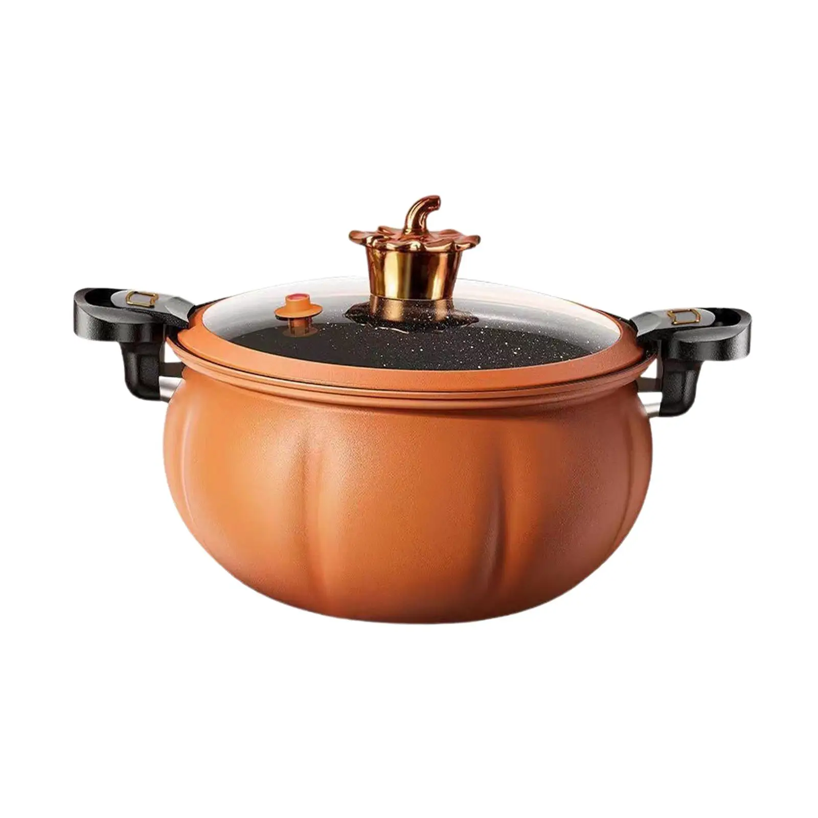 Cast Iron Slow Cooker Cookware Pressure Stew Pot Rice Cooking Steamer for Backpacking Parties Gas Picnics Outdoor Camping
