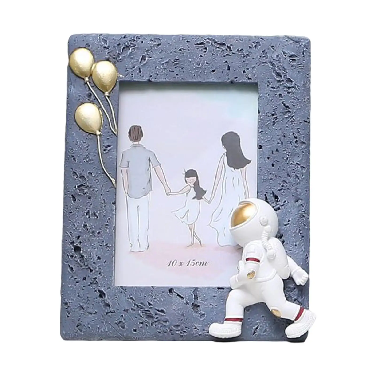 Modern Resin Astronaut Photo Wall & Table Top Frames for Family Home