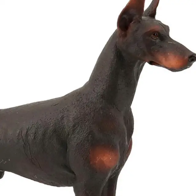 ZHONGXIN Made Simulation Doberman Stuffed Animal Puppy Dog - 12 inch Plush Toy, Best Plush Toys for Girls & Boys As Gift