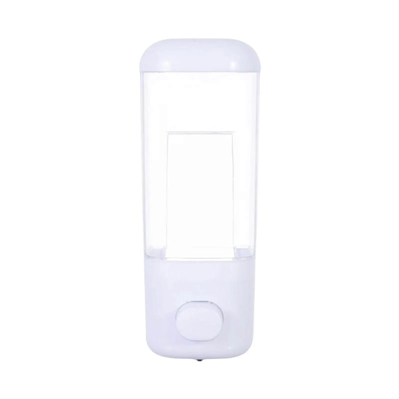 Wall Mounted Manual Soap Dispenser Liquid Dispenser modern and clear Plastic container for Kitchen Hotel home