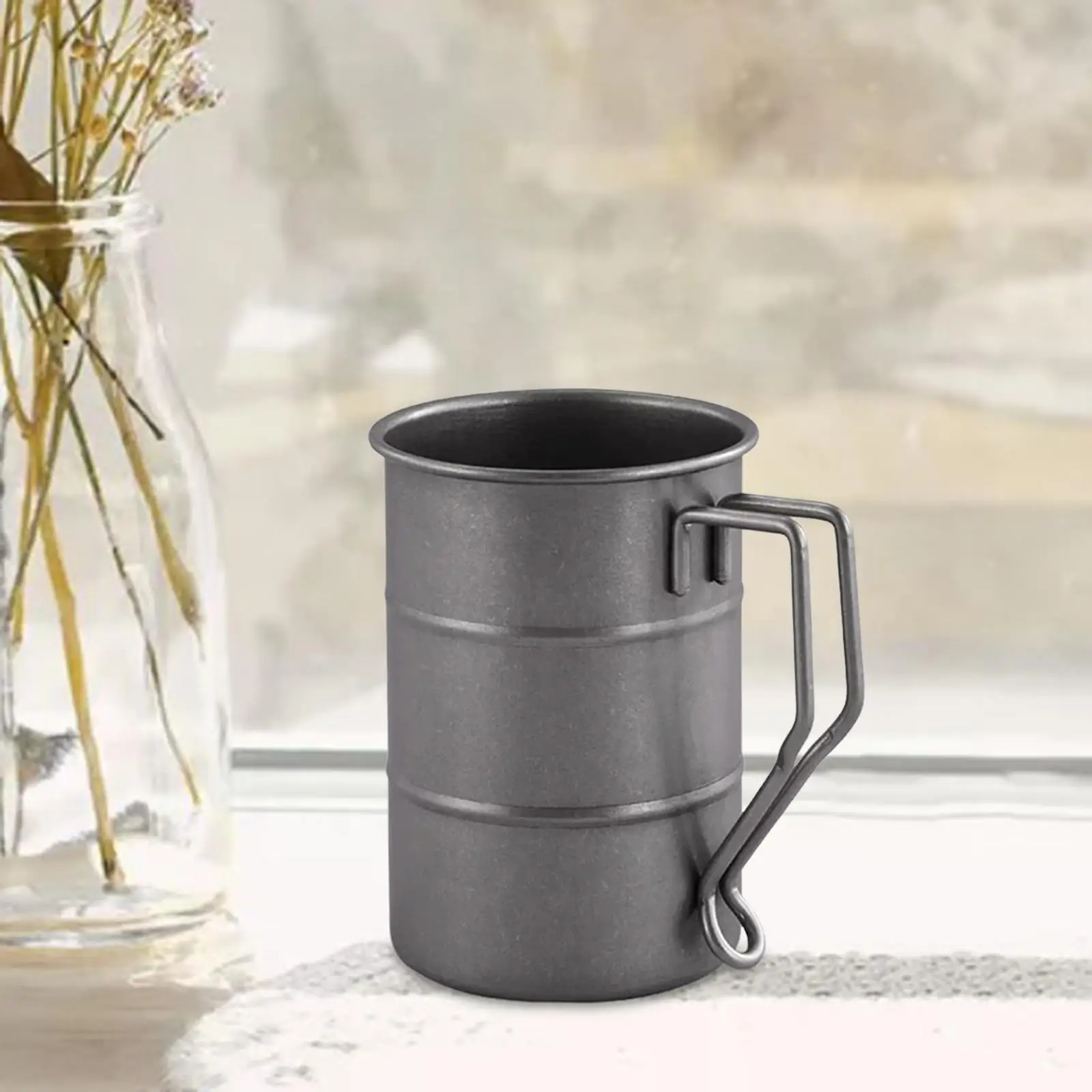 Drinking Cup Cold Water Cup Reusable Stainless Steel Milk Mugs Gargle Cups Tea Mugs for Outdoor Hiking Kitchen Fishing Travel