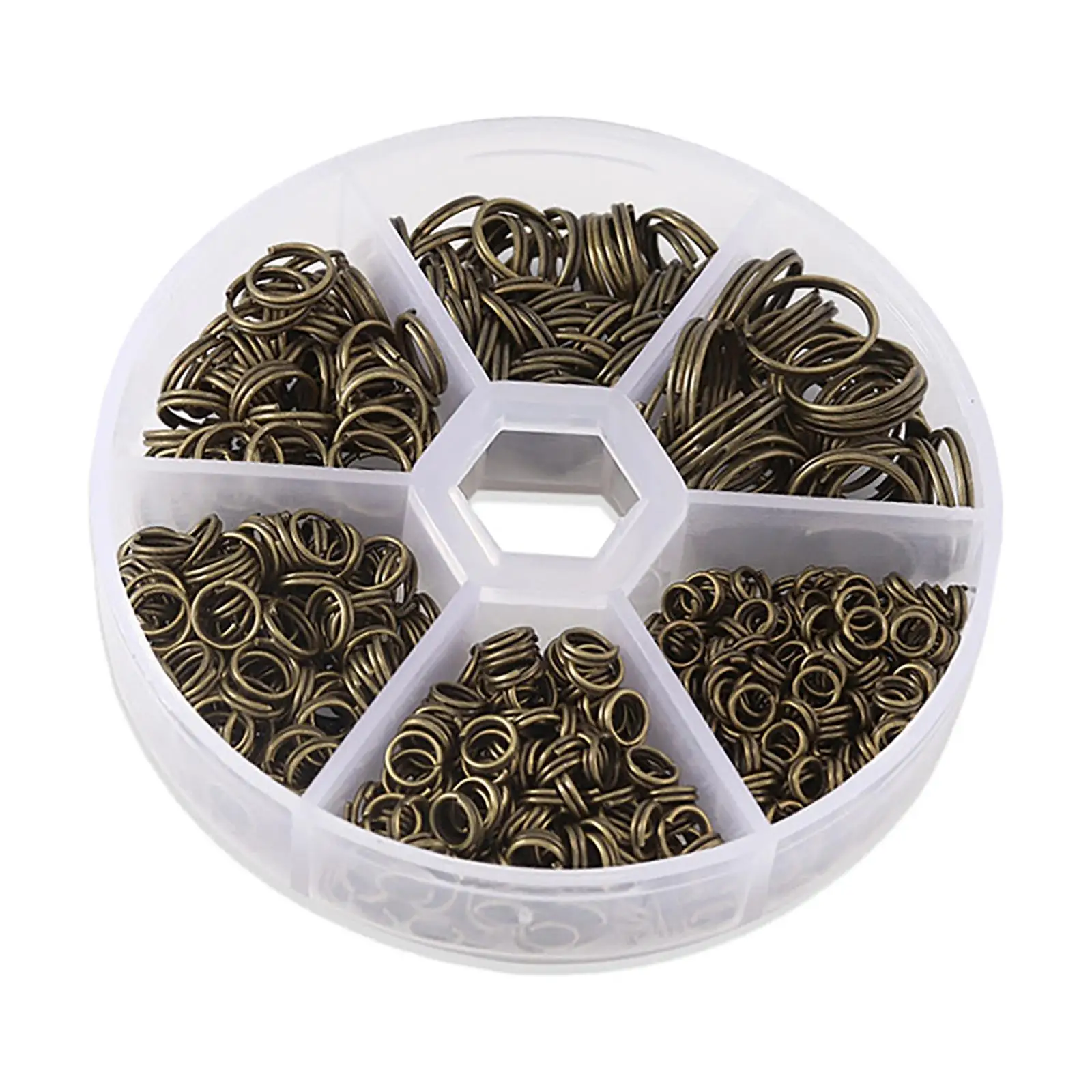  Chain Rings Kit, Round Key Rings, 4-12mm, Rustproof Metal Keyrings, for  Necklaces Jewelry Making Keys Organized 