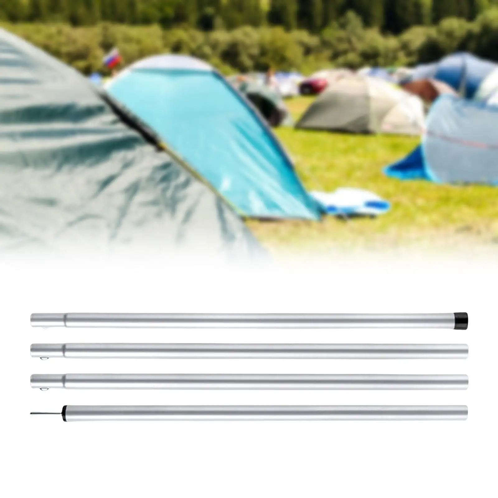 Universal Adjustable Tarpaulin Poles Awning Support Pole Wear Resistant