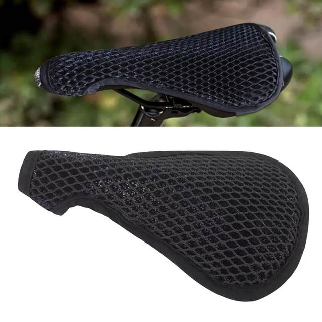 Practical Bicycle Seat Cover Heat Insulation Soft Texture Mesh