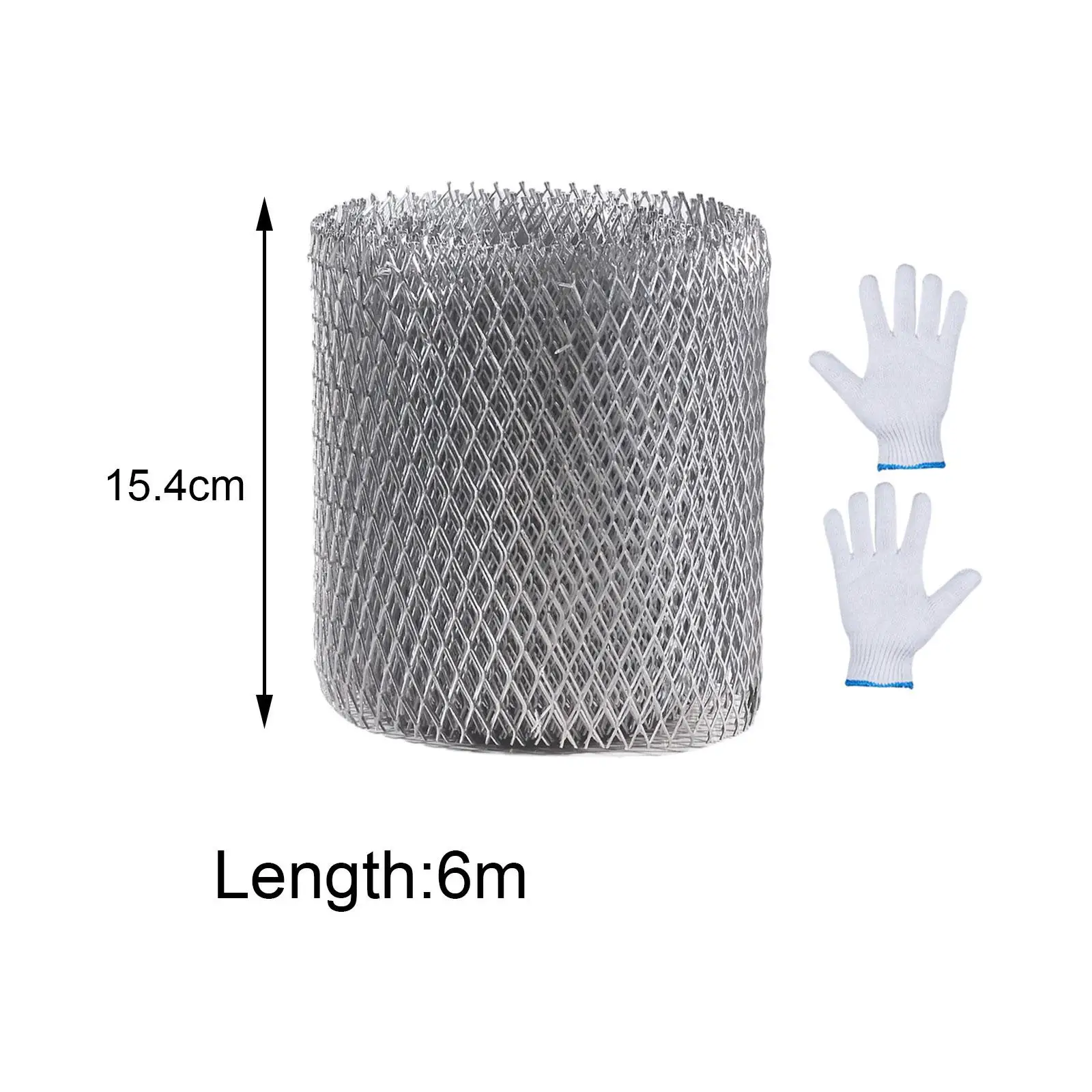 Gutter Guard Mesh Garbage Prevention Leaf Prevention Stable Easy Installation Multipurpose for Downspout Yard Accessories