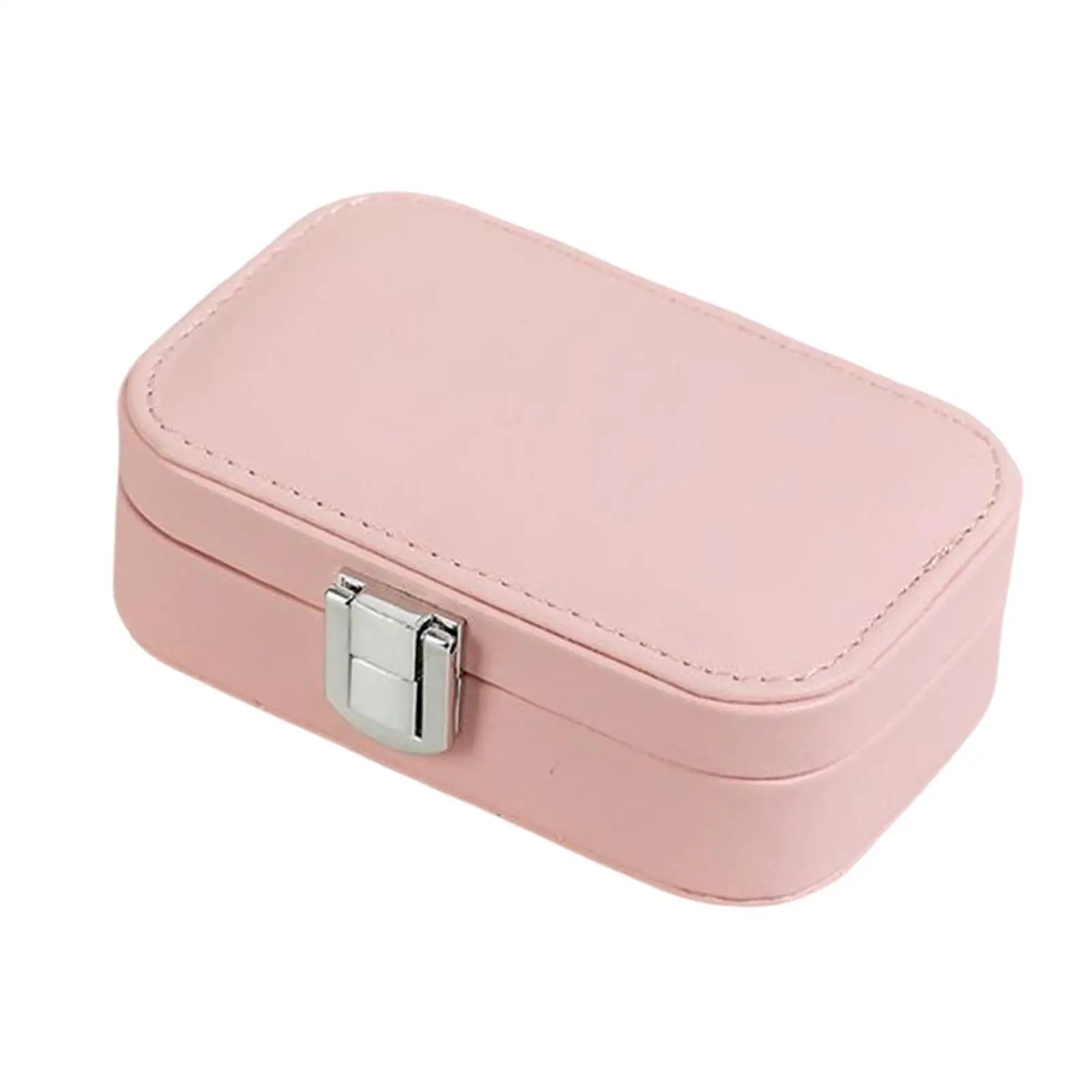 Jewelry Organizer Box PU Leather Small Portable Jewelry Storage Case Storage for Earring Watch Necklace Jewelry Girls Women