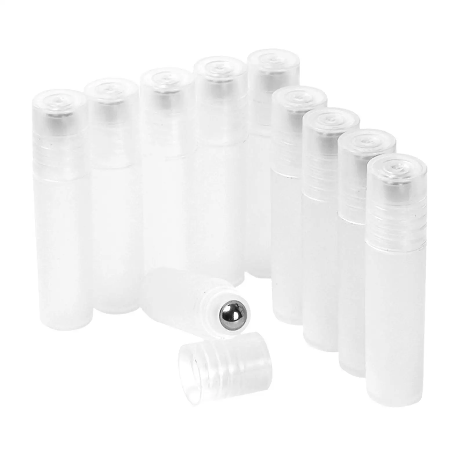 10 Pieces Empty 5ml Plastic Bottle for Oils, Essential Oils