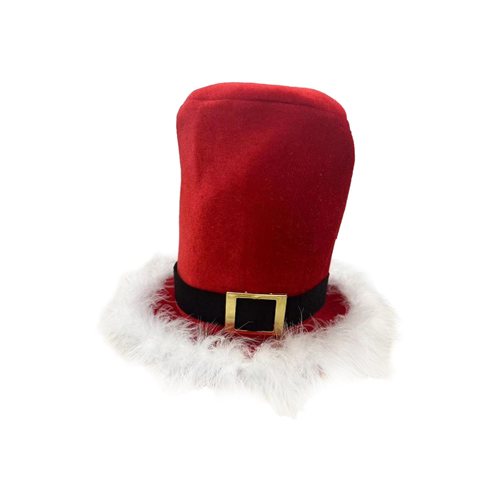 Christmas Top Hat Men Women Decor Funny Hats Creative Comfortable Santa Hat for Dress up Props Party Supplies Cosplay Holidays Christmas Top Hat Men Women Decor Funny Hats Creative Comfortable Santa Hat for Dress up Props Party Supplies Cosplay Holidays