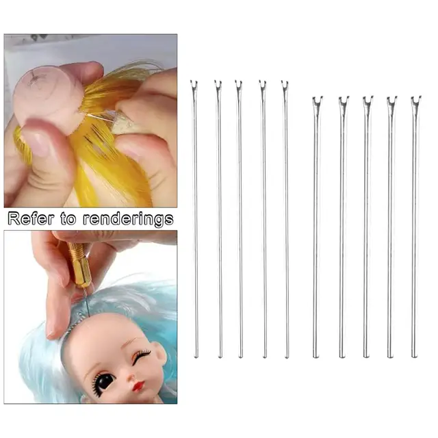 Doll Hair Rerooting Tool Doll Hair Needles for Wig Making Supplies