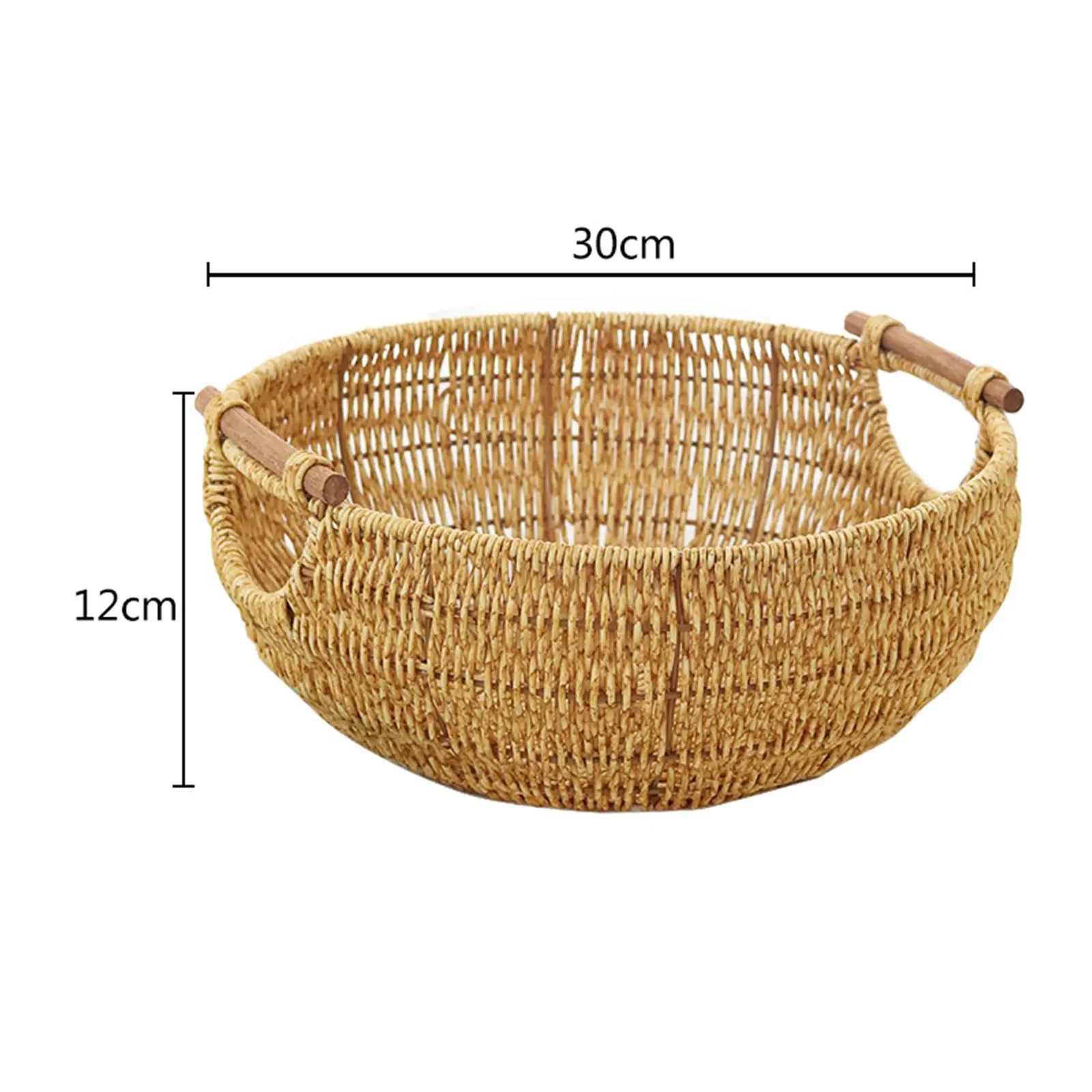 Desktop Storage Basket Portable Hamper Sundries Storage Baskets Bread Egg Tray for Living Room Office Cabinet Household Desktop