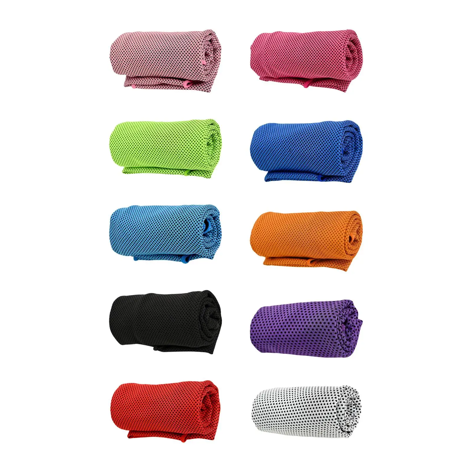 Cool Towel Washcloth Soft Breathable Chilly Towel Cooling Towel for Outdoor Activities Fitness Basketball Workout Swimming