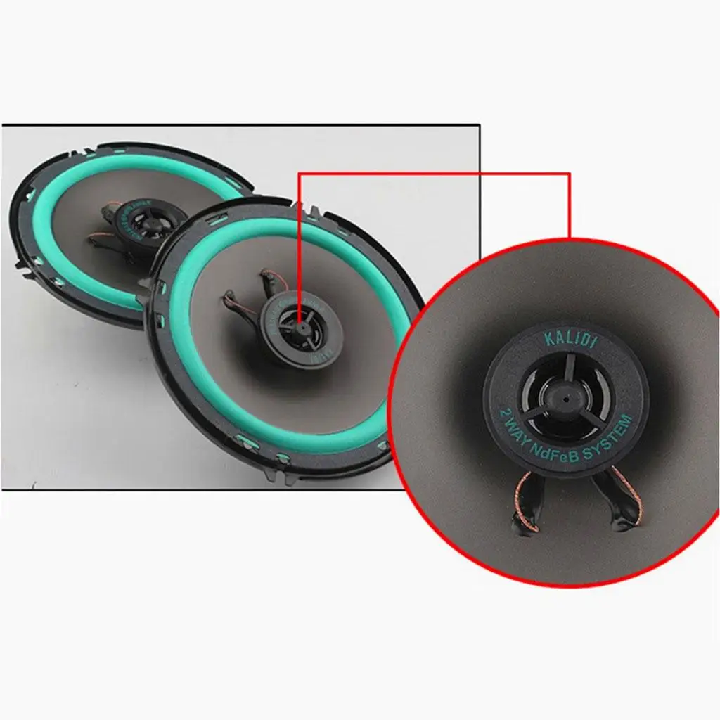 2x 5 Inch Car Speaker  Automobile Speakers Universal Durable