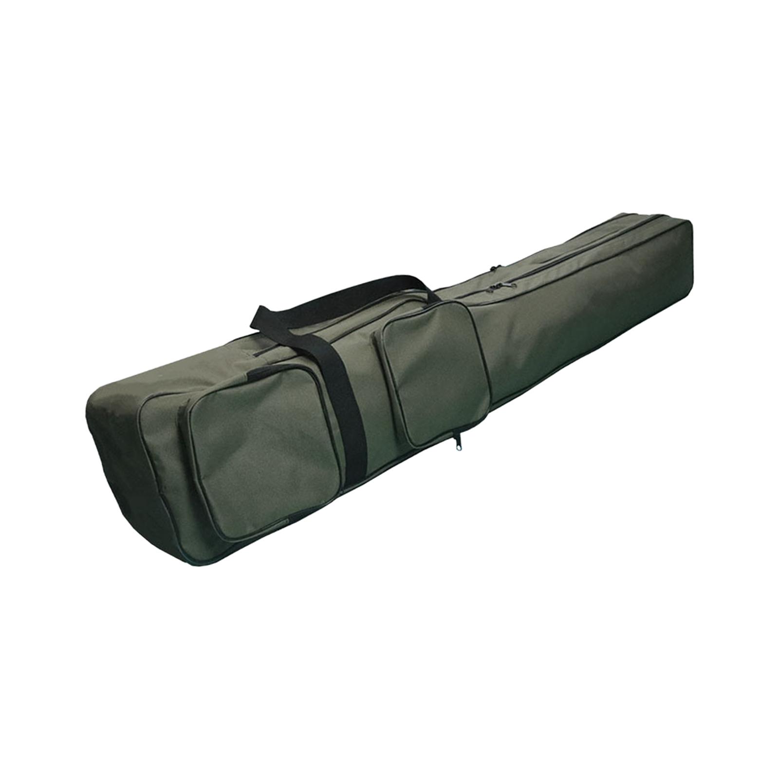 Fishing Pole Bag Carrier Storage Organizer Fishing Rod Case Bag for Ice Fishing Fly Fishing Rod Gears Travel Outdoor Fishing