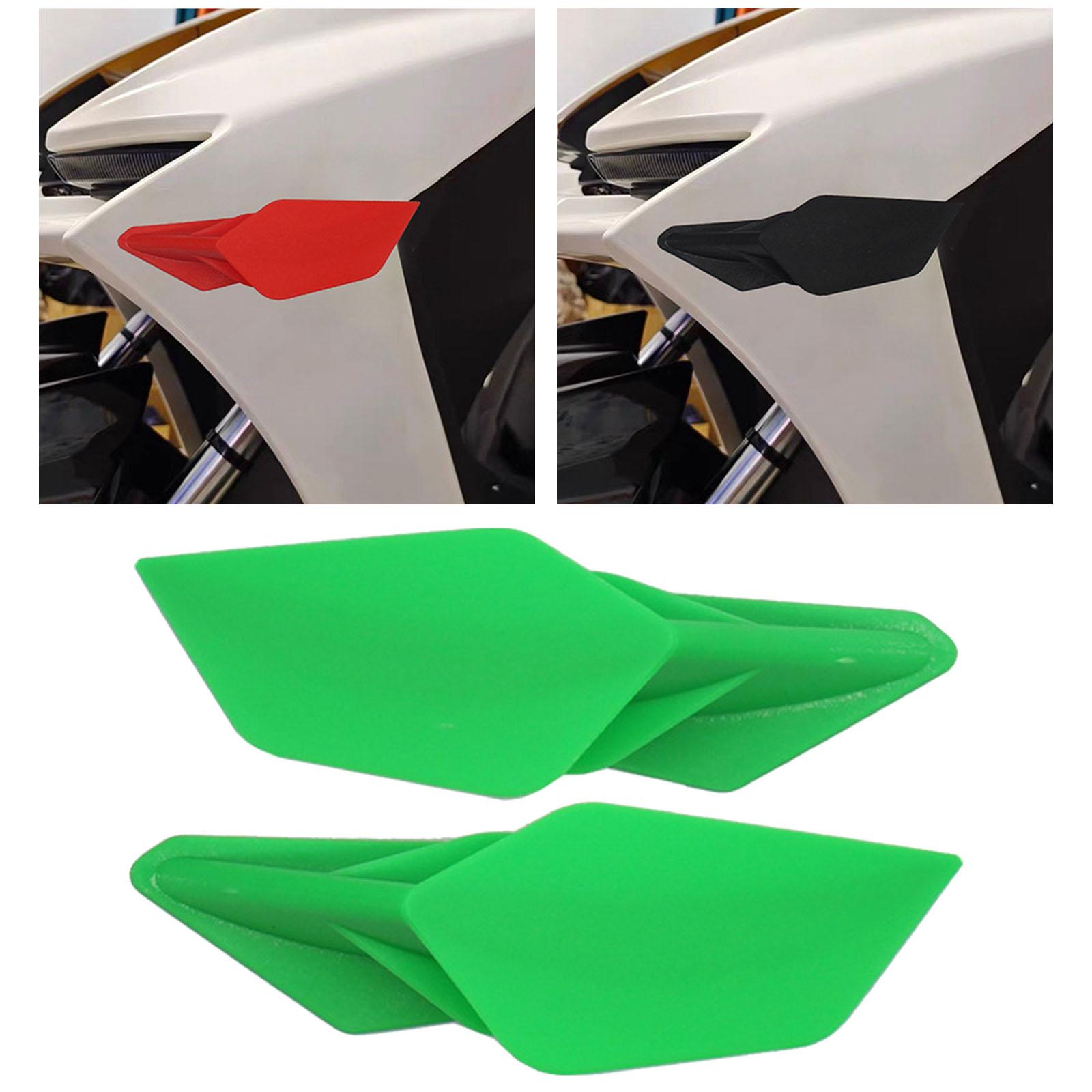 2 Pieces Motorcycle Scooter Dynamic Wing Kit ABS Front Fairing Winglet Kit Fits for Honda Crf1100L 20-2021 Easy Installation