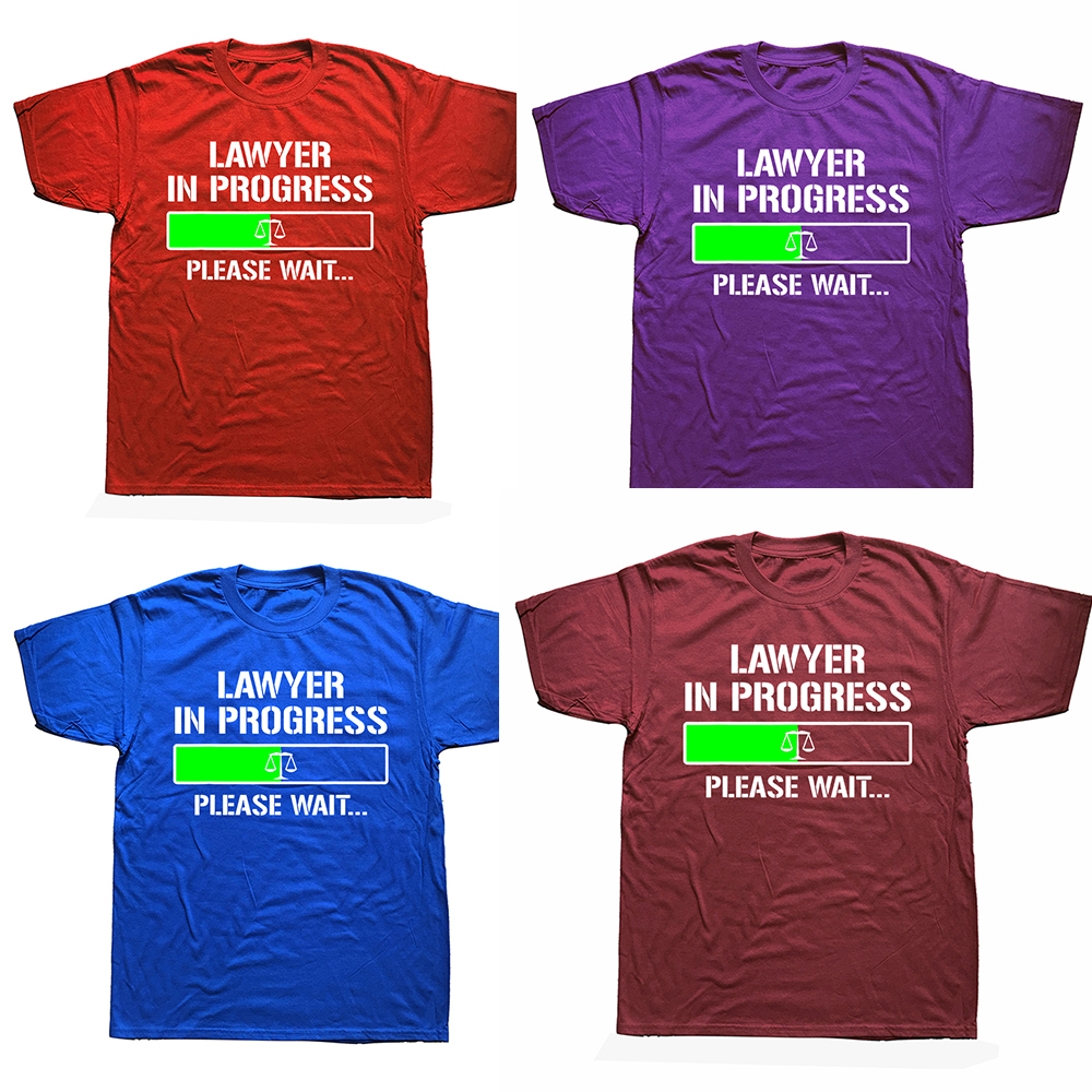 Lustige Anwalt in Fortschritt Gesetz Schule T Shirts Grafik Baumwolle Kurzarm Geburtstag Geschenke Sommer Stil T-shirt Herren Kleidung – Detail 3