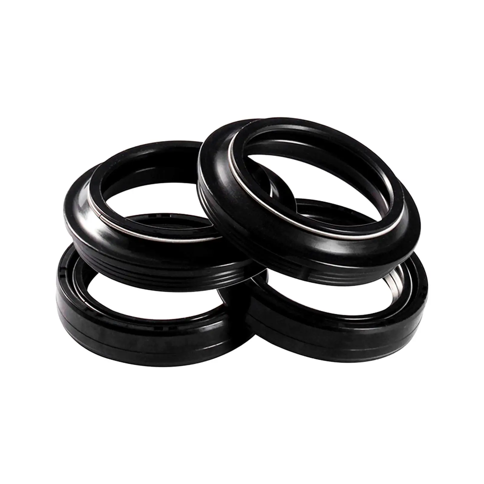 Front Fork Damper Oil Seal and Dust Seal Kit 43x54x11mm Durable Direct Replacements for Honda CBR600 Automotive Accessories