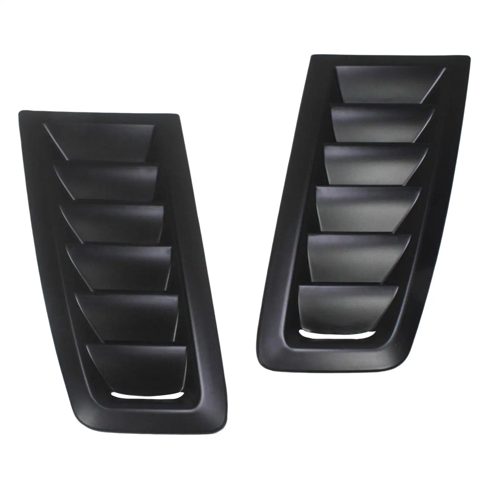 2Pcs Bonnet Air Vents Hood Trim Hood Vent Scoop Kit Air Intake Hood Vents Car Hood Vents for Ford Focus RS Style Decorative