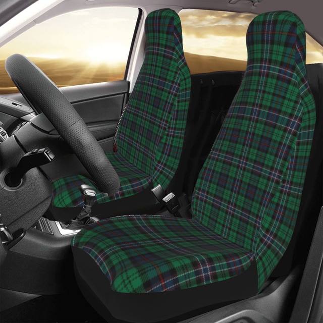 Scottish National Tartan Universal Auto Car Seat Covers Universal Fit for SUV Van Geometric Bucket Seat Protector Cover 2 Pieces AliExpress