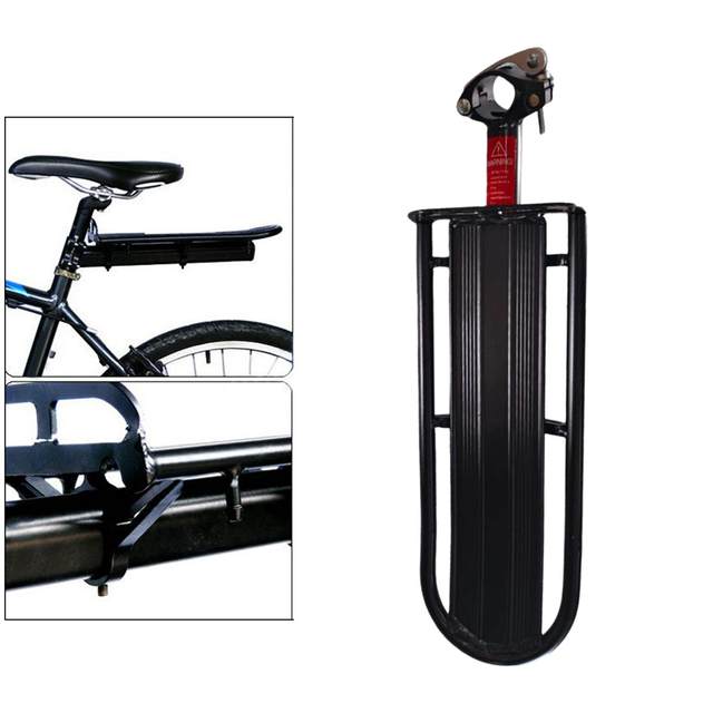 Porte-bagages Vélo Arrière Universel - Alliage Aluminium - Réglable - Support 10kg