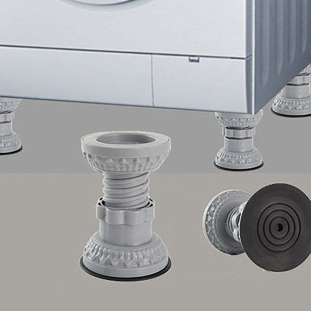 Réducteur Vibration Lave-linge Sèche-linge Lot De 8 Pieds Antidérapants Pour Machine à Laver - Réducteur De Bruit Et Vibrations 7x7x4cm Coussinets Machine Laver