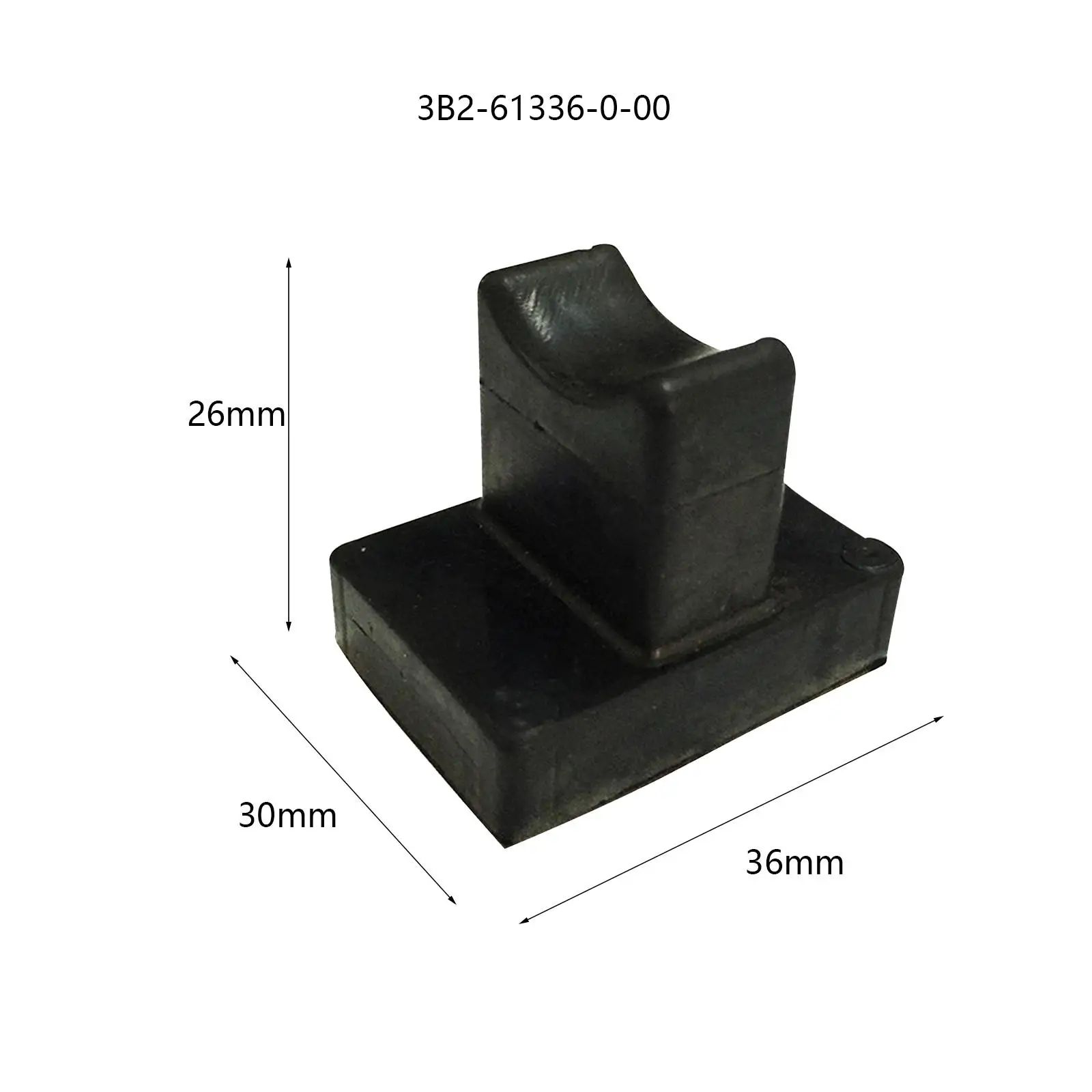 Outboard Motor Rubber Pad Replacement Accessory Durable Spare Parts Rubber Mat 3B2-61336-0-00 for Nissan Outboard Engine