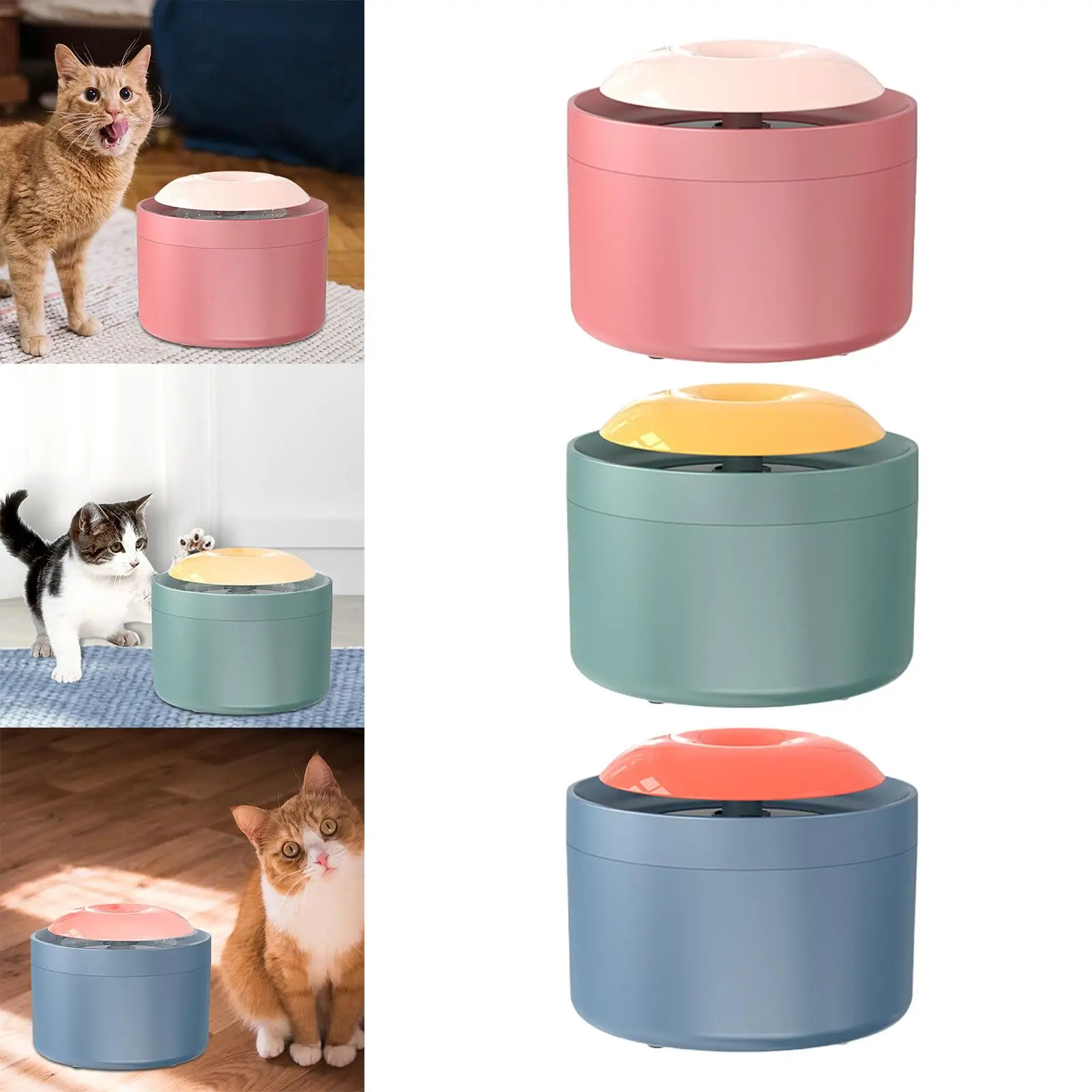 Automatic Cat Water Fountain Water Dispenser Drinking Fountain for Kitten Multiple Pets