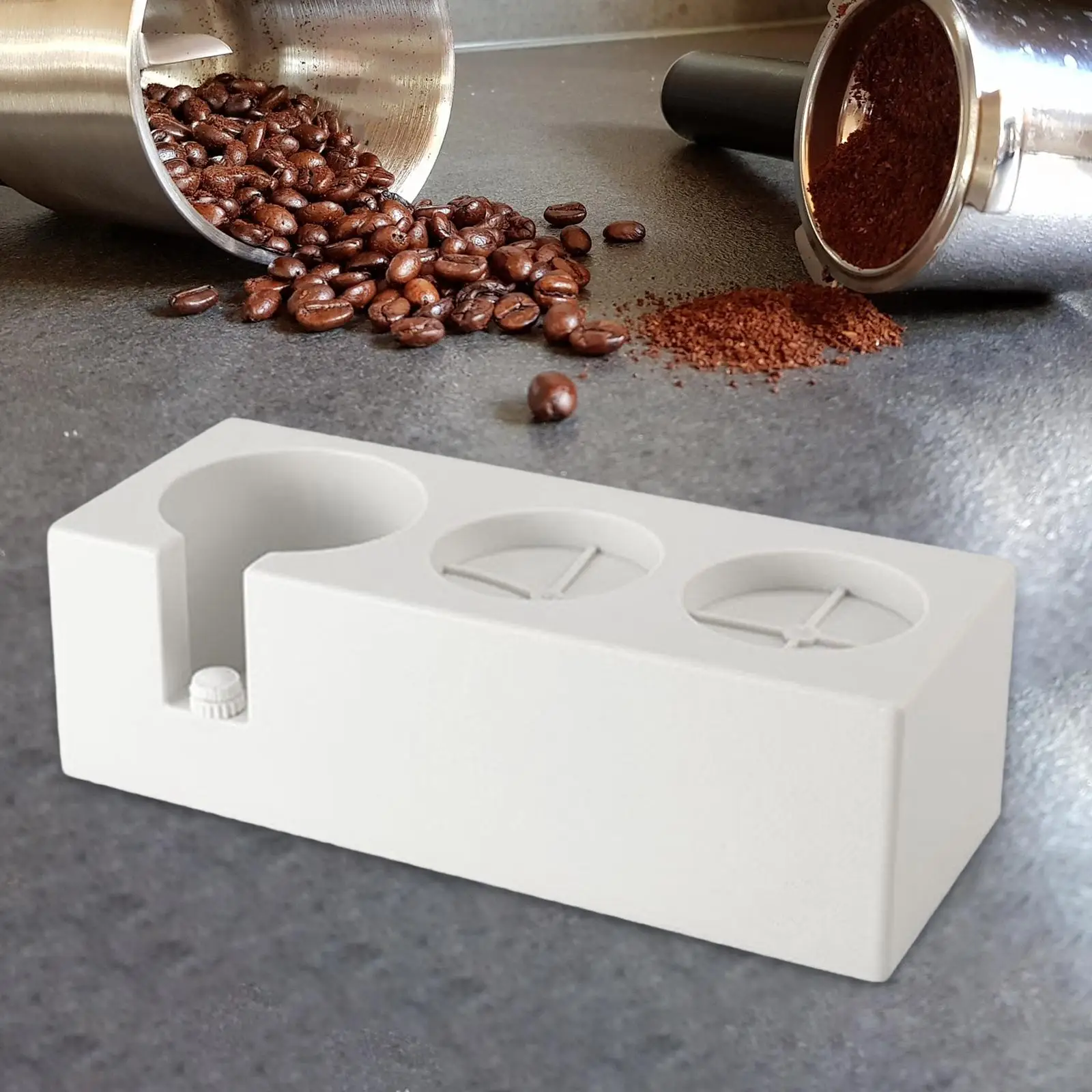 Coffee Tamper Holder for Portafilters, Tamper and Distributor Adjustable Coffee Maker Accessory Tamper Station for Coffee Making