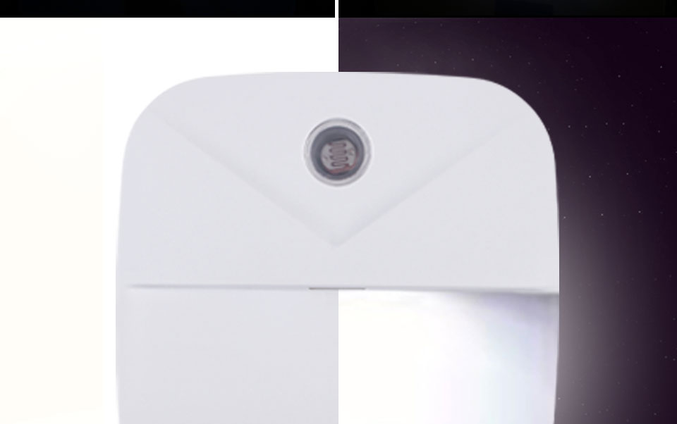 LED Night Light Wireless Light control Sensor Dusk-to-Dawn Night Lights For Baby Kids Bedside Bedroom Corridor Lamp EU US Plug