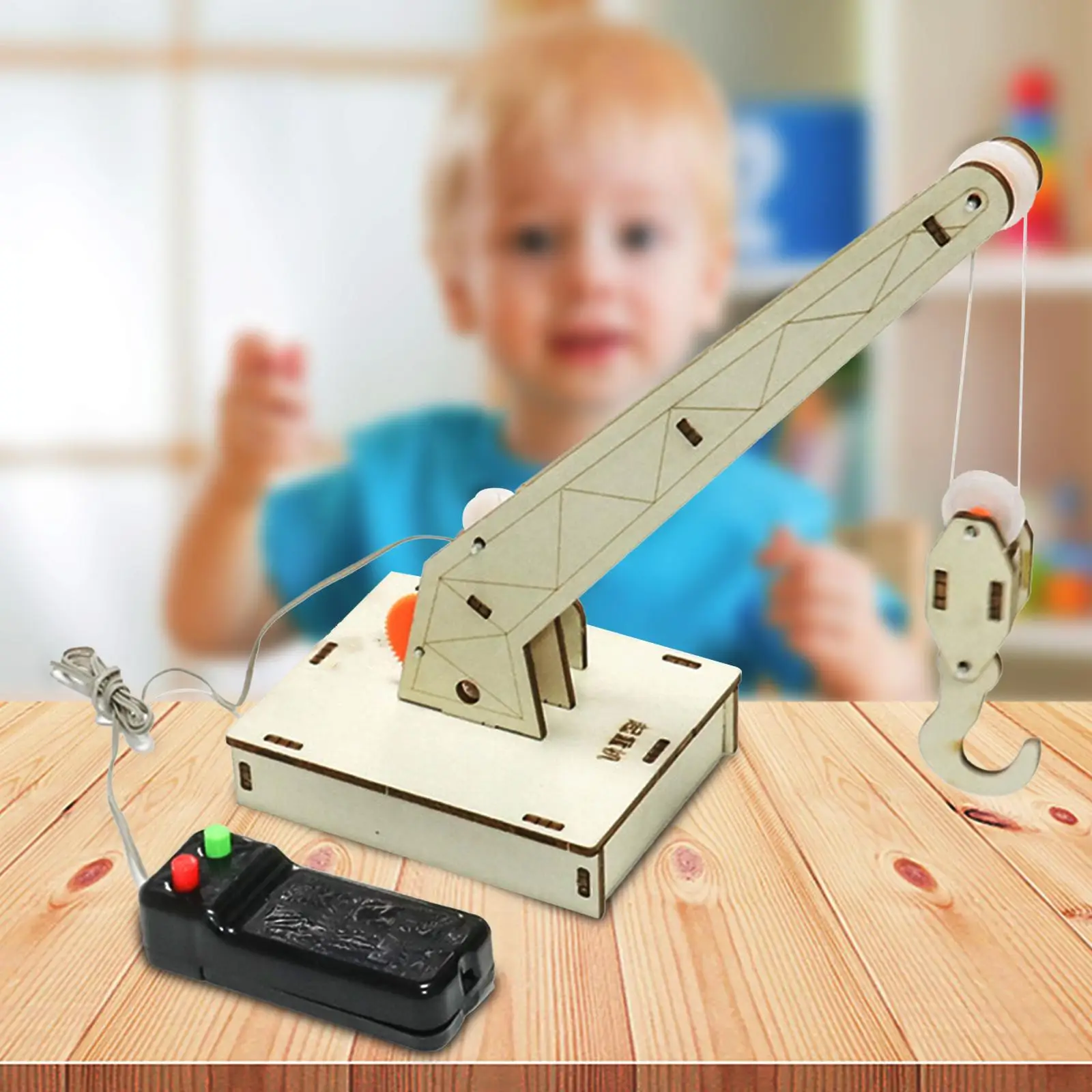 Science Experiment Toy DIY Craft Learning Toy Teaching Aids Technology Crane Toy for Boys Kids Teenager Students