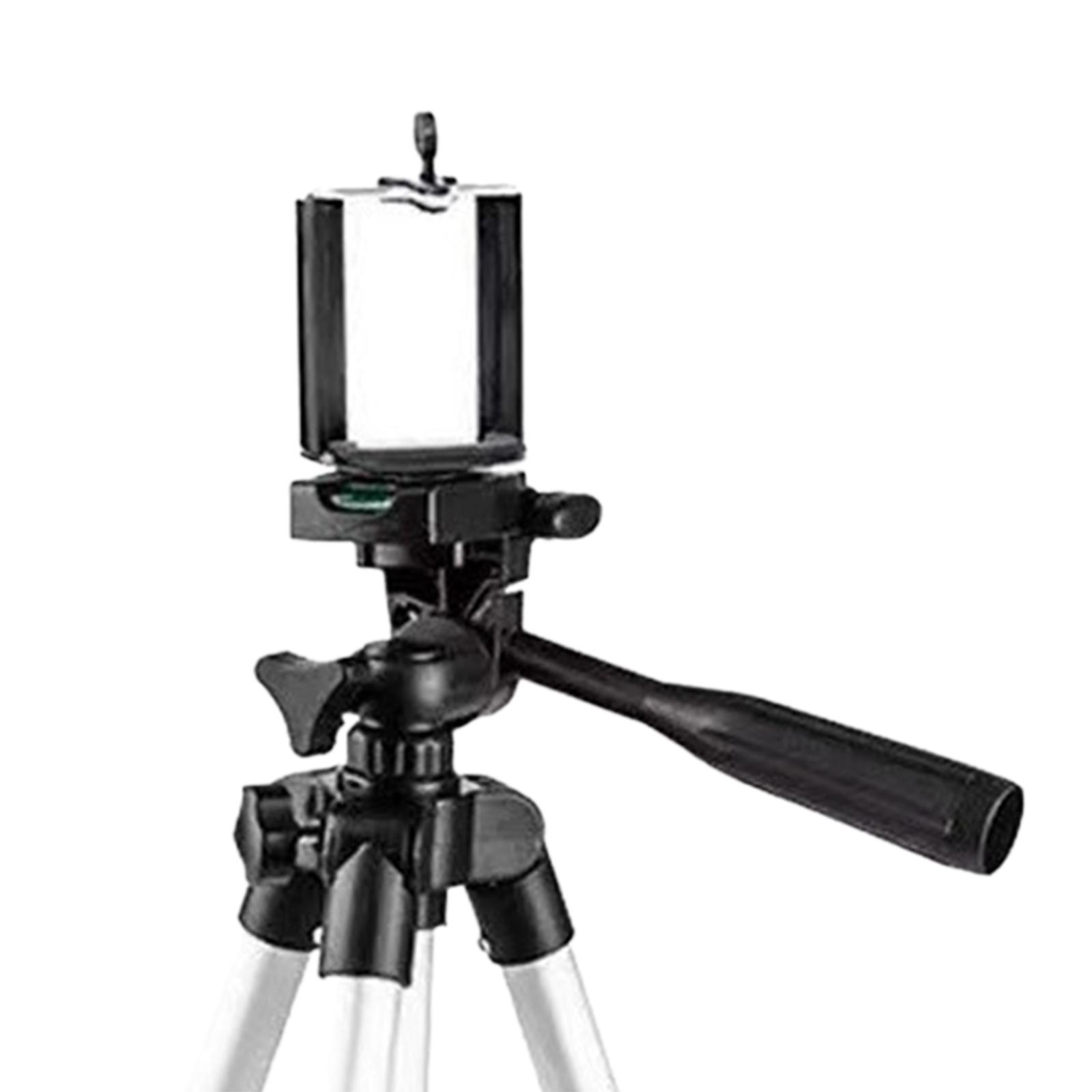 Phone Tripod Aluminum Alloy Outdoor Flexible Video Recording Vlogging Cameras with Phone Clamp Universal Cell Phone Tripod Stand