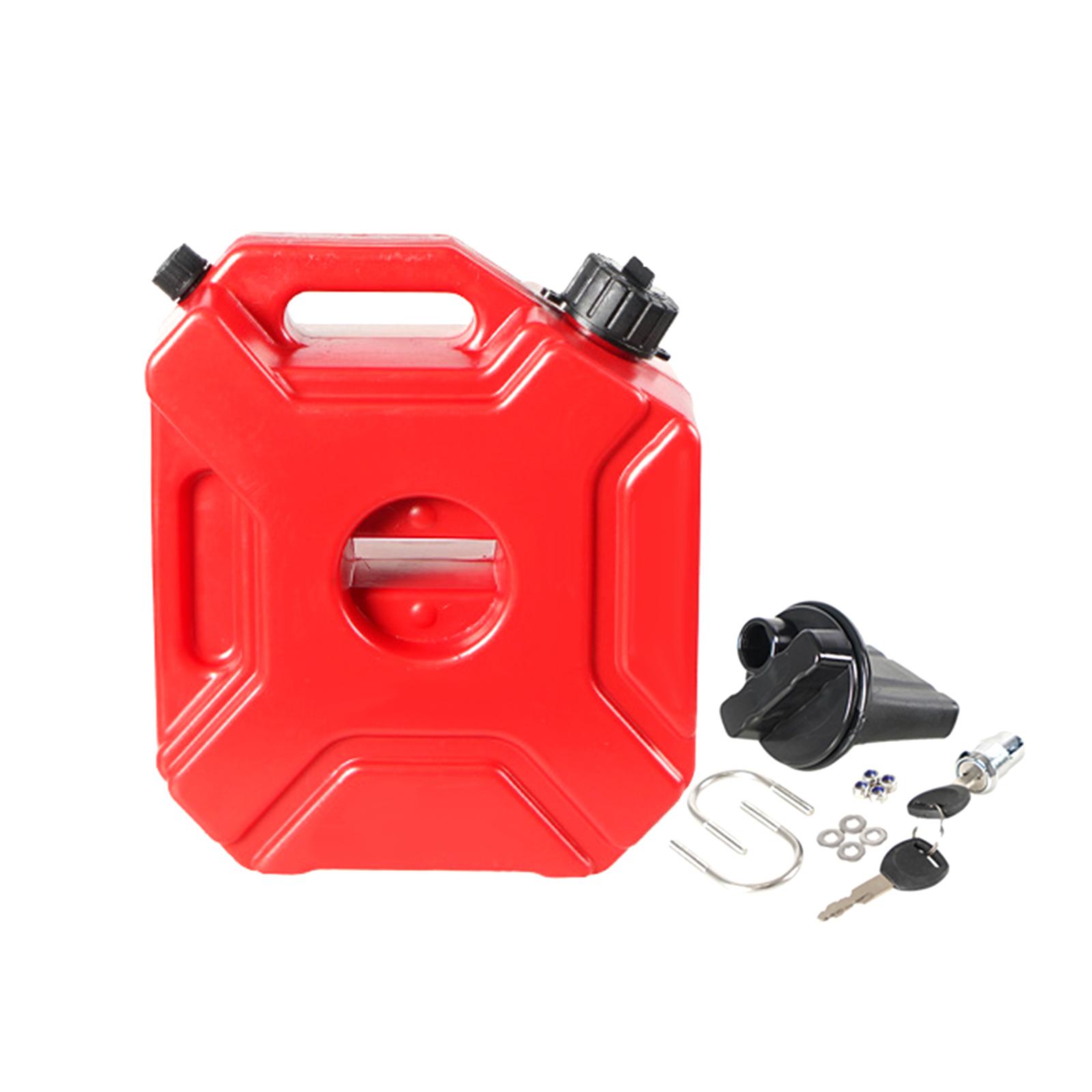 Gas Fuel Petrol Tank 5L Convenient Installation Fuel Tank Cans Spare Spare Container for Moto Long Service Life Accessories