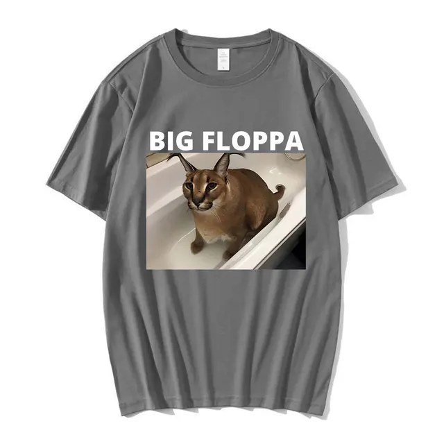 BIG FLOPPA BIG CAT T-Shirt  Pop cat, Funny cute cats, Memes