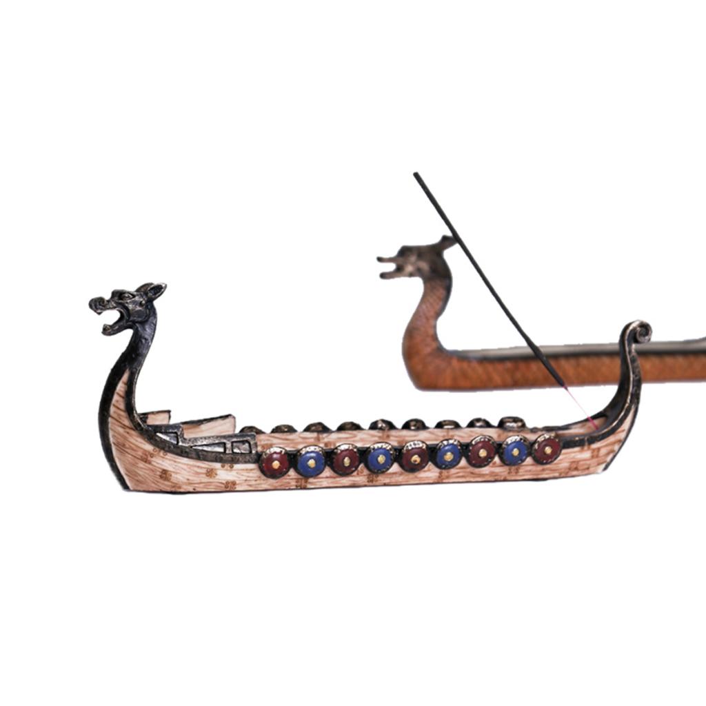 Creative Dragon Boat Fragrant Board Resin Crafts Home Decoration Ornaments Incense Stick Holder Burner
