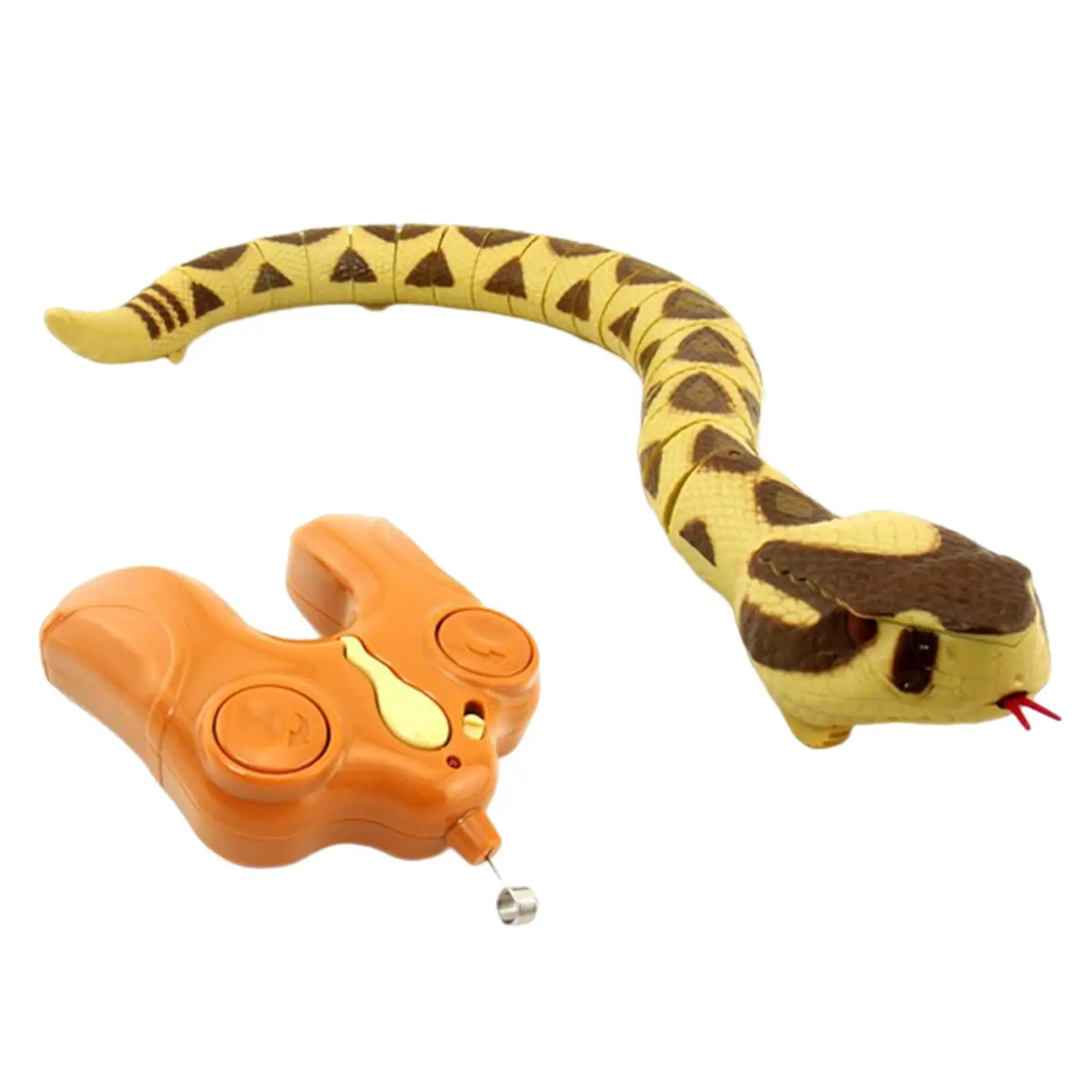 Lifelike RC Snake Toys Artifical Snake Model Halloween Tricks Toy for Party Tabletop Decors Jokes Prop Holiday Gifts