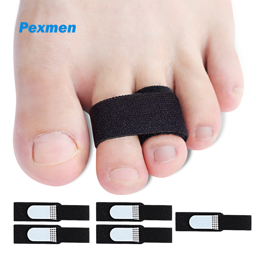 Best of Pexmen 1 / 2 / 5 / 10Pcs Hammer Toe Straightener Broken Toe Wraps Splints With Cushioned Bandages For Bent Crooked Overlapping Toes Reviews & Tips