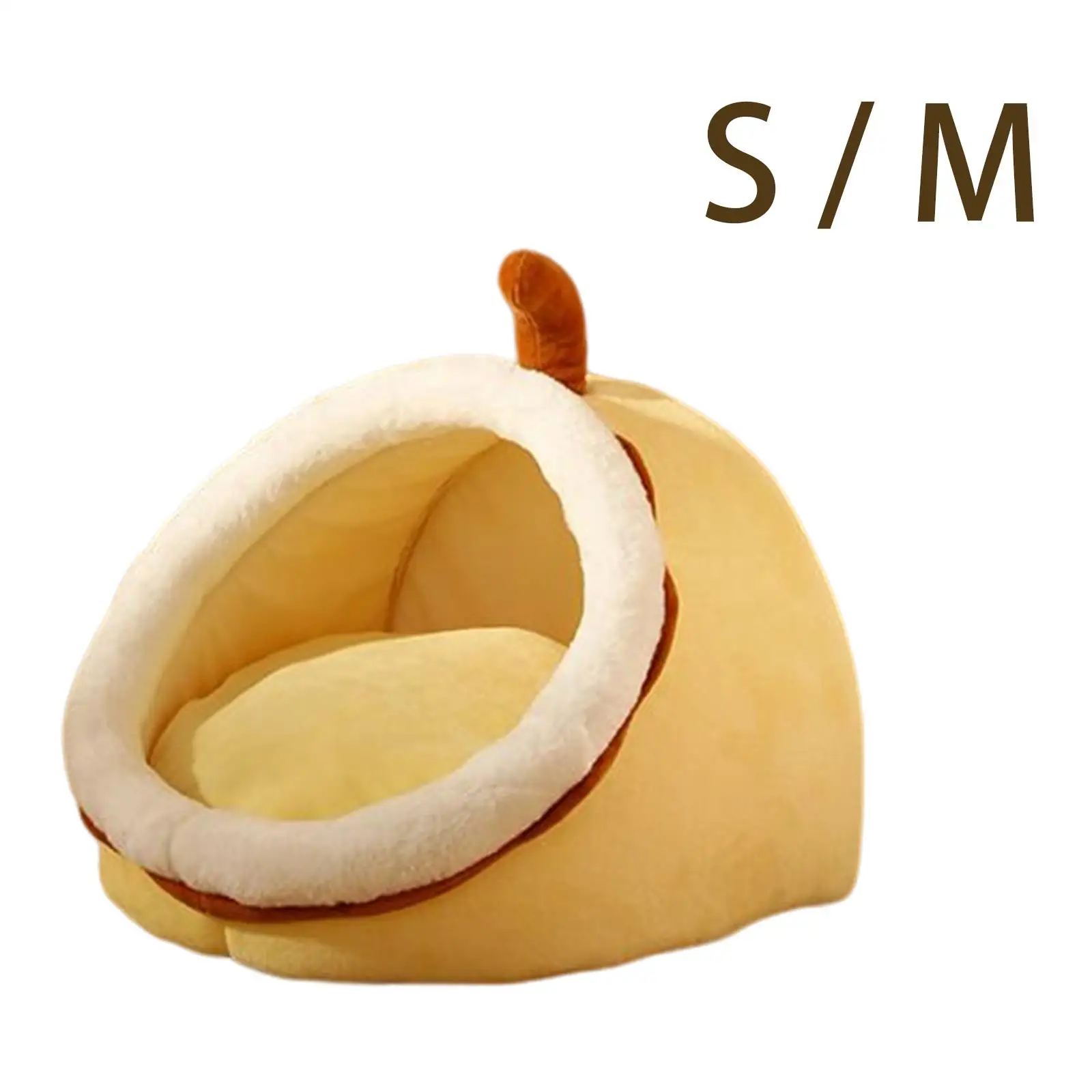 Cute Bed Anti Slip Bottom Soft Mat Sleeping Bed Nest Cushion Soft Dog House Warm for Small Rabbits