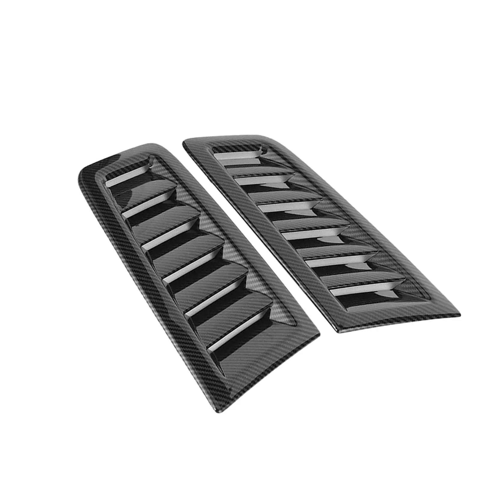 2Pcs Car Hood Vent Scoops Replace Parts Modified Accessory Air Flow Intake Hoods