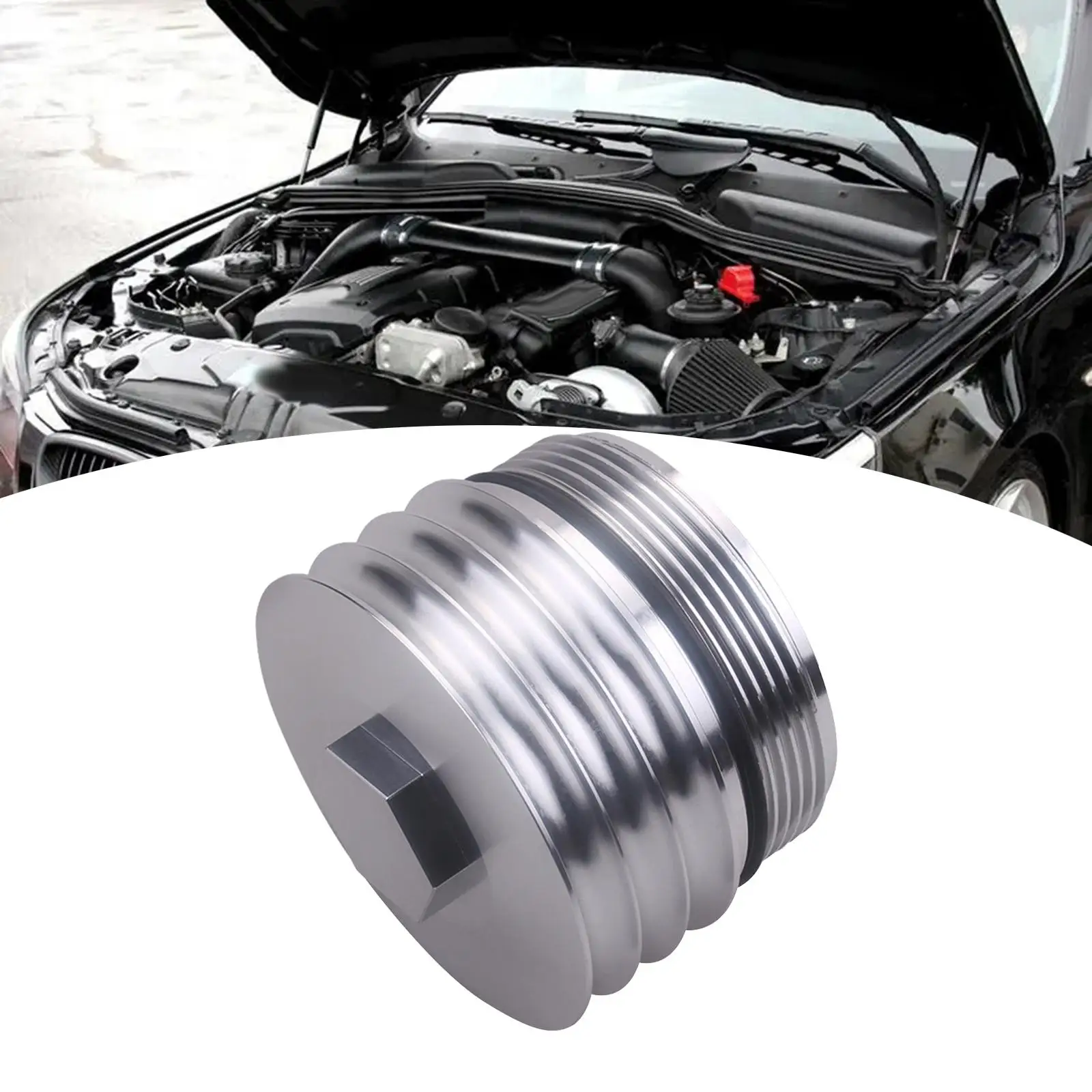 Oil Filter Cover Replacement Aluminum Alloy for BMW N54 F30 2.0T Engine