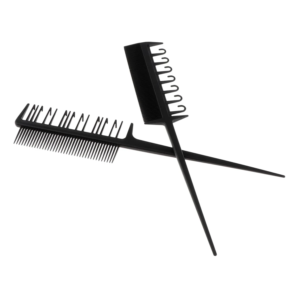 Barber Hair Bowl Comb Hair Clips DIY Reusable for Hair Dyeing